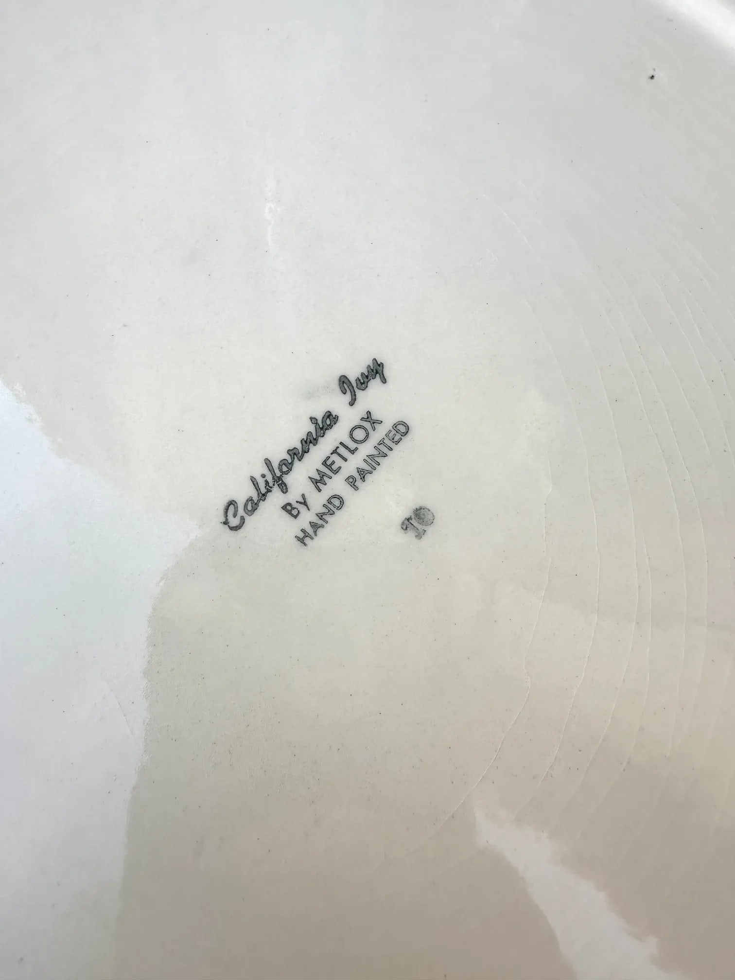 Vintage Ivy Print Serving Set of 3 - 6