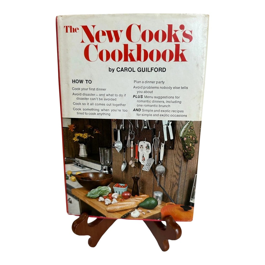 Vintage 1969 the New Cook's Cookbook by Carol Guilford.: The New York Times chose The New Cook's Cookbook as one of the 10 best cookbooks of 1969. By Carol Guilford. (Macmillan, 1969) Book Club Edition 8.5" x 5.5" A great addition to your cookbook collectio