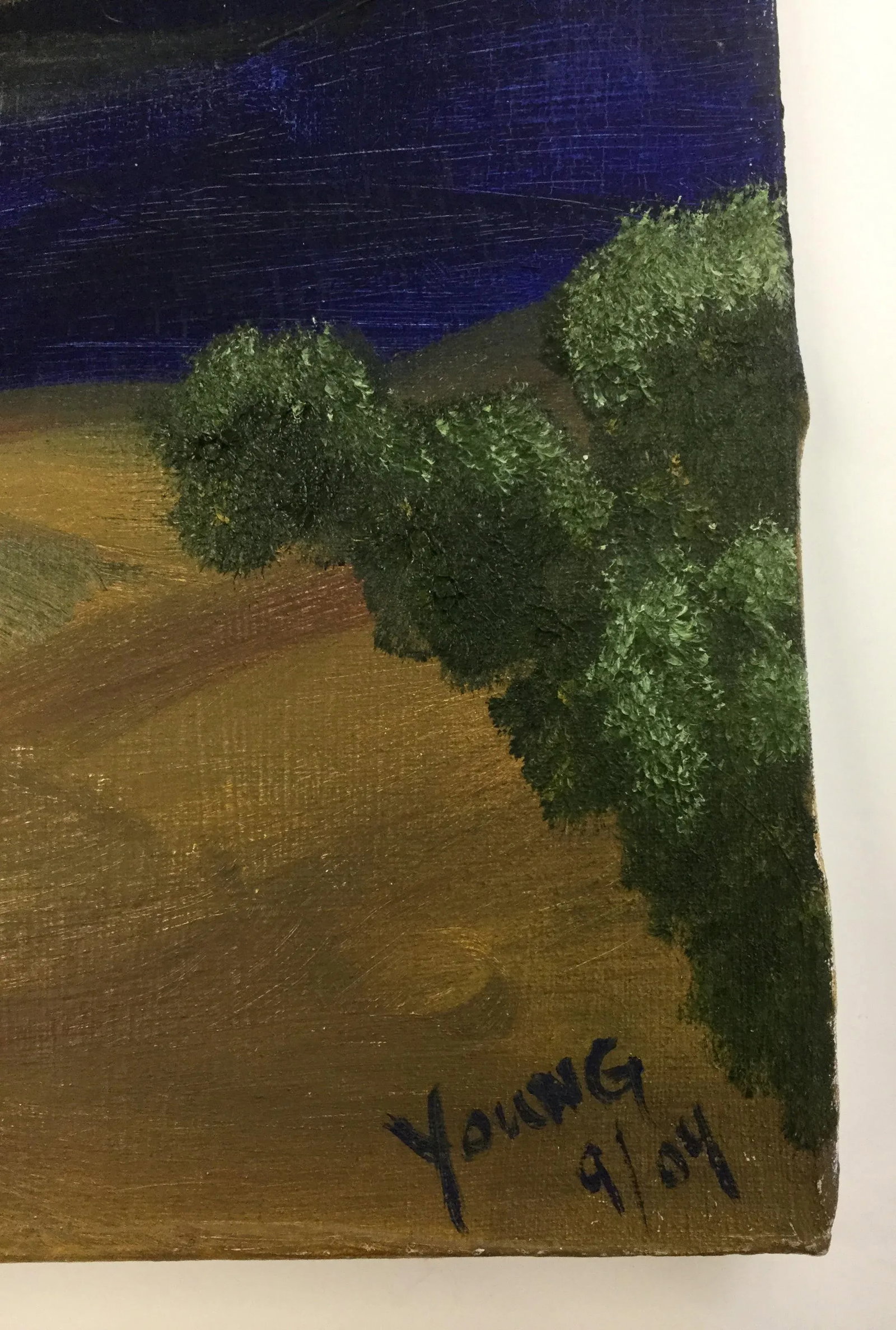 Large "Eagle Peak" Oil Painting on Canvas - 4