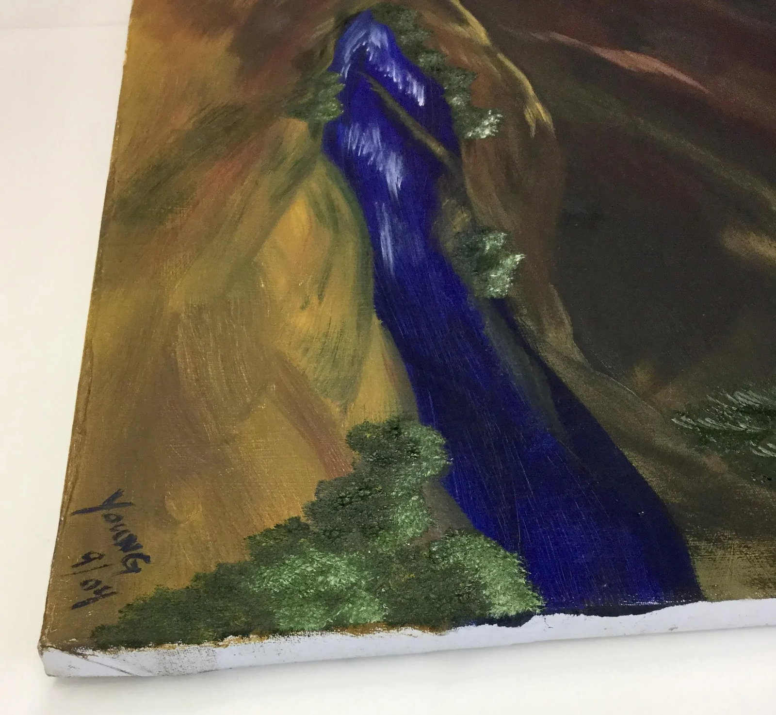 Large "Eagle Peak" Oil Painting on Canvas - 7