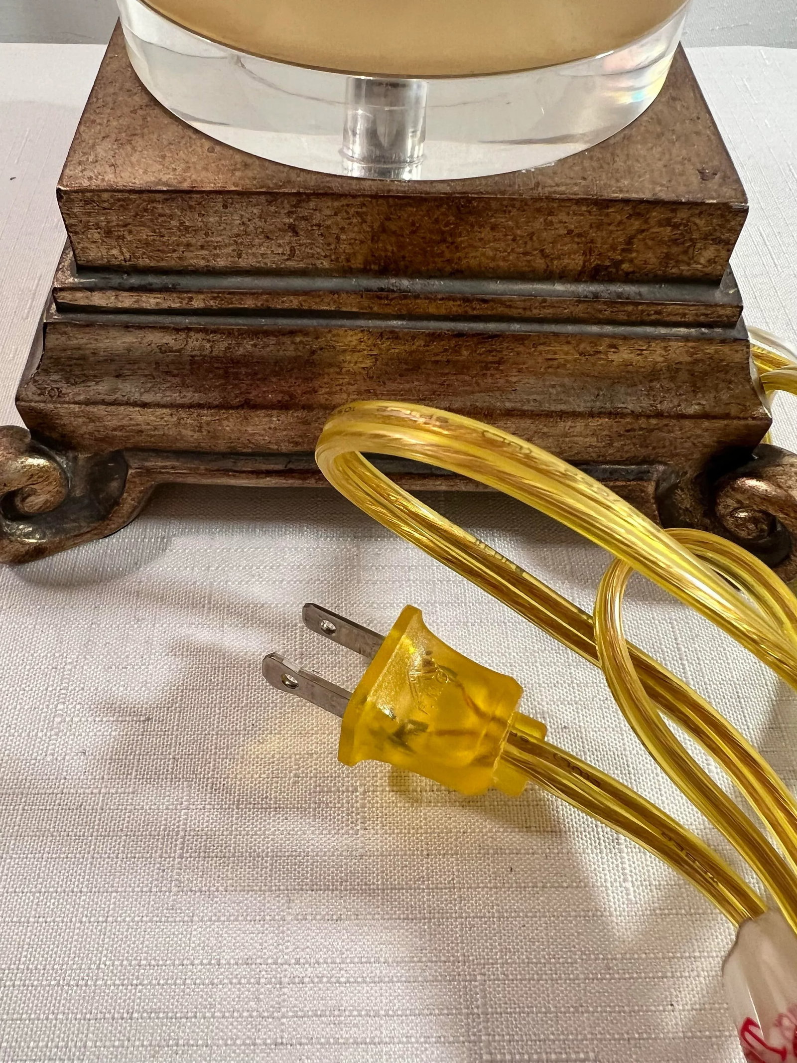 Vintage Palm Beach Regency Gilt Nautilus Seashell Column Table Lamp - 12