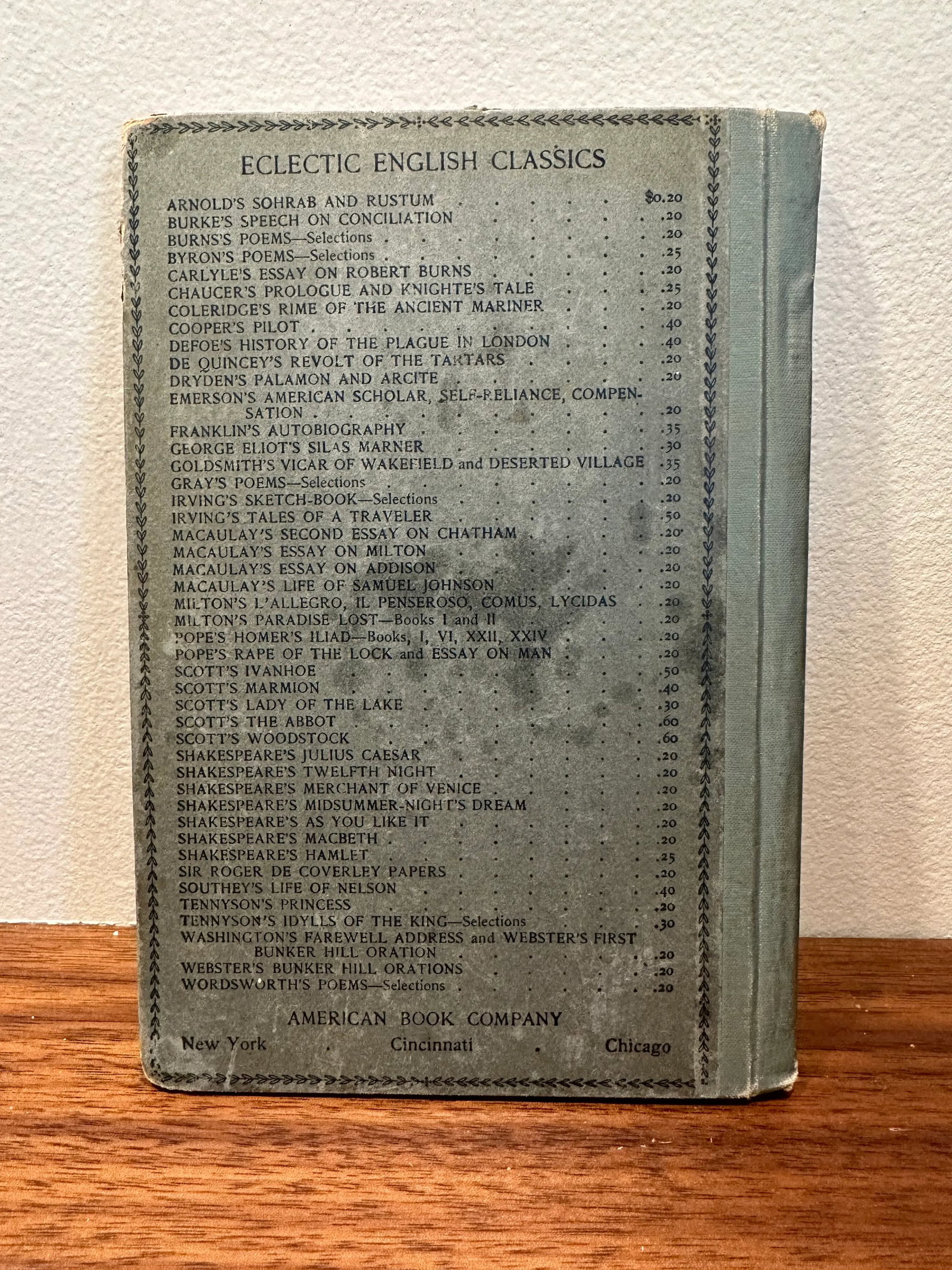 Antique 1893 Hardcover Book the Comedy of the Merchant of Venice by William Shakespeare Eclectic Eng - 10