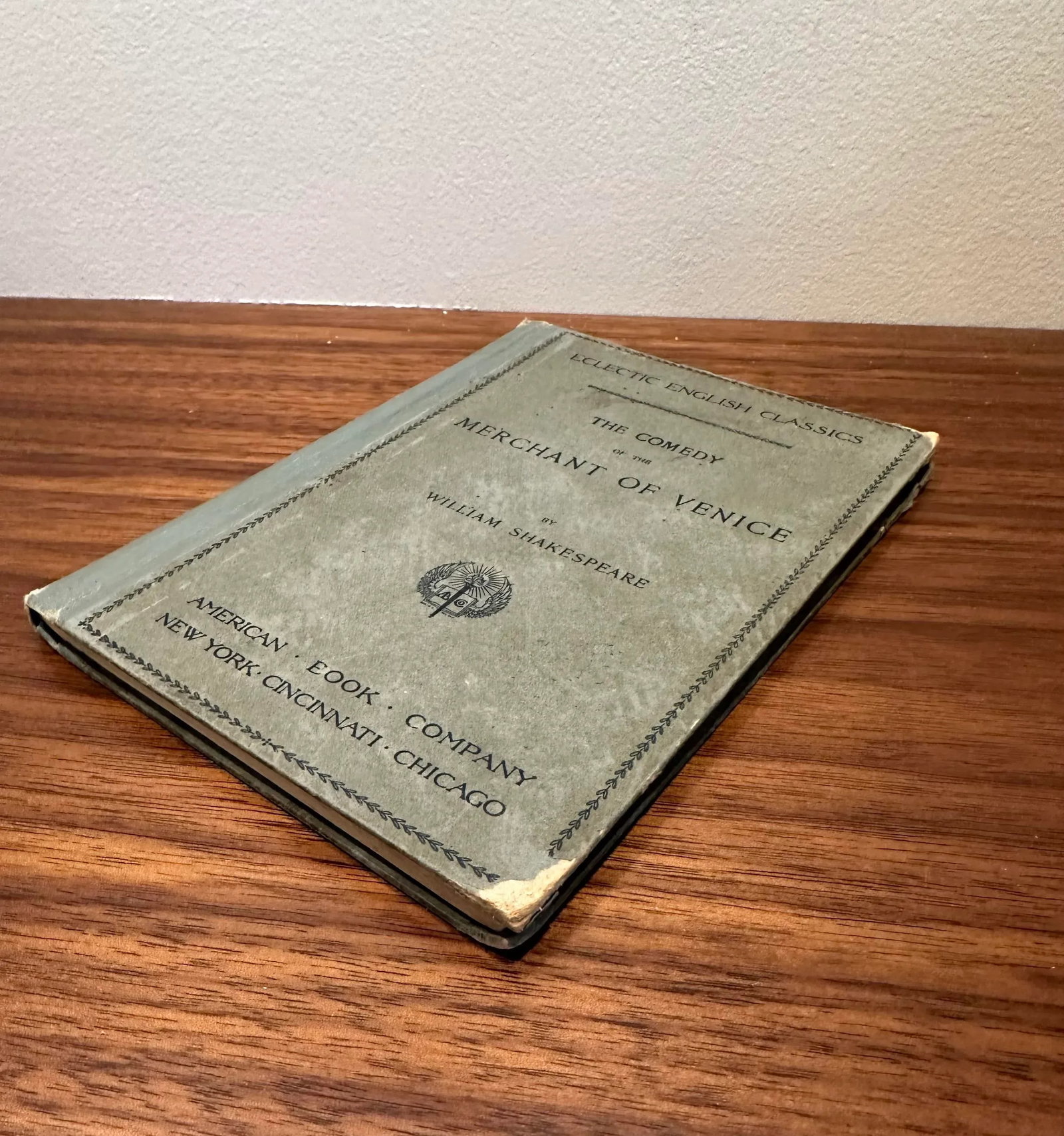 Antique 1893 Hardcover Book the Comedy of the Merchant of Venice by William Shakespeare Eclectic Eng - 2