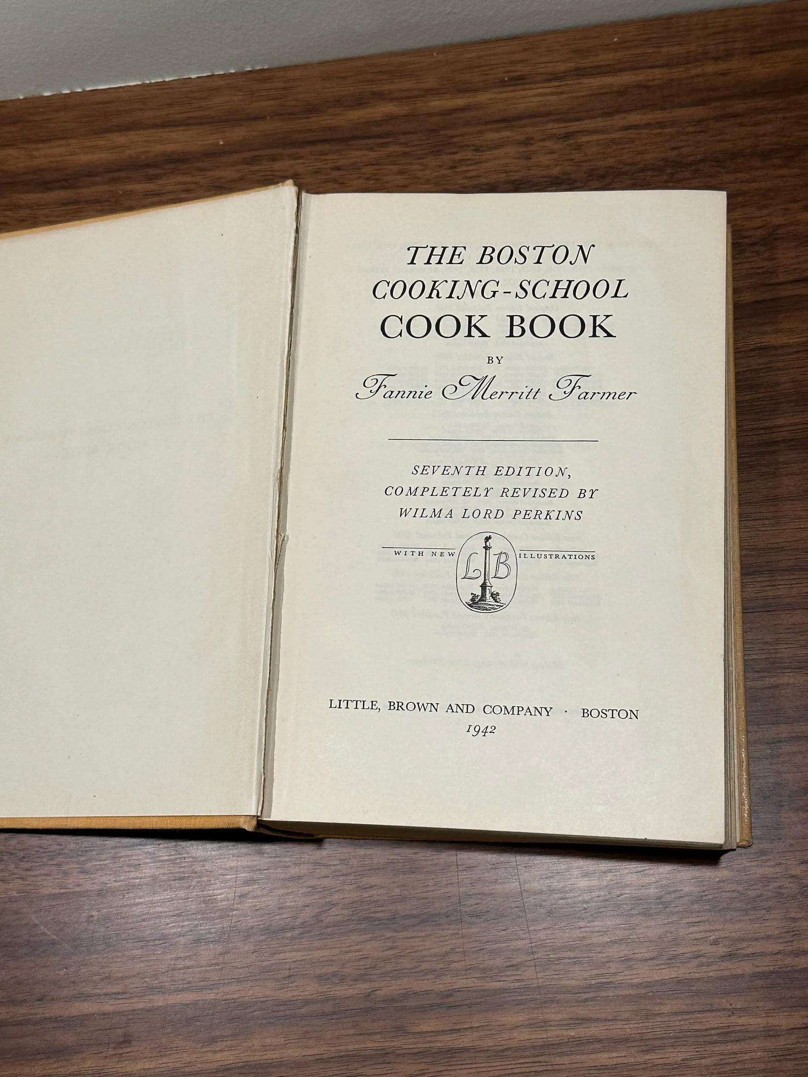 Vintage Hardcover 1942 Boston Cooking School Cookbook by Fannie Farmer - 3
