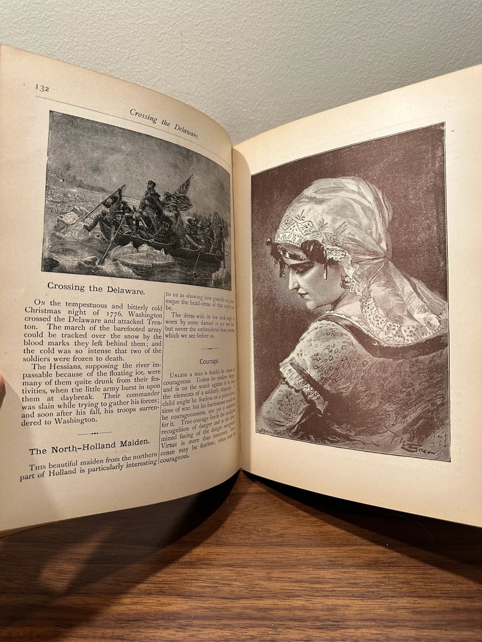 Antique Hardcover Book 1888 Worthington's Annual Children's Gift Book Stories Poems Illustration - 7