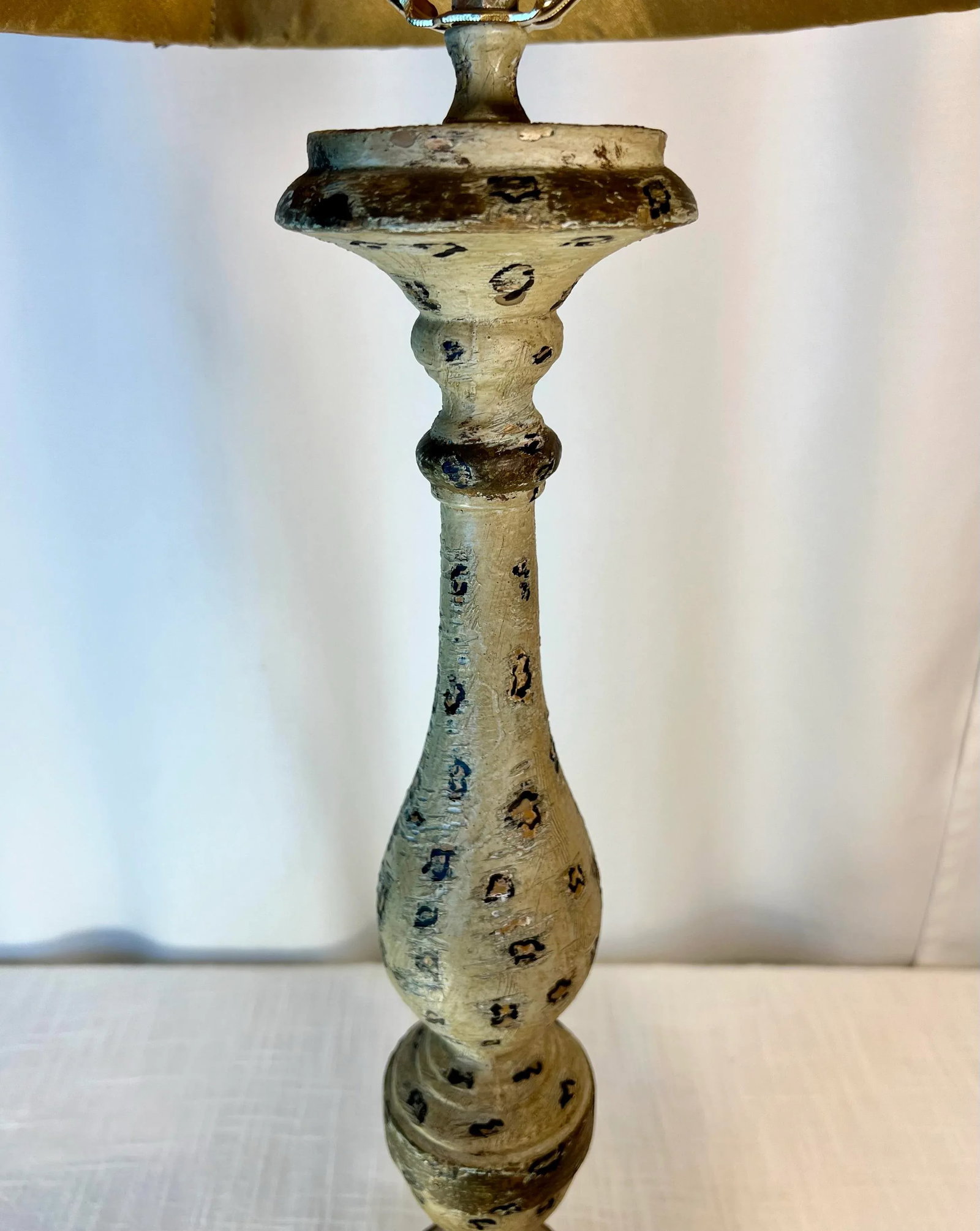 Vintage Aidan Gray Rue Sulpice Table Lamp With Pleated Silk Shade - 6