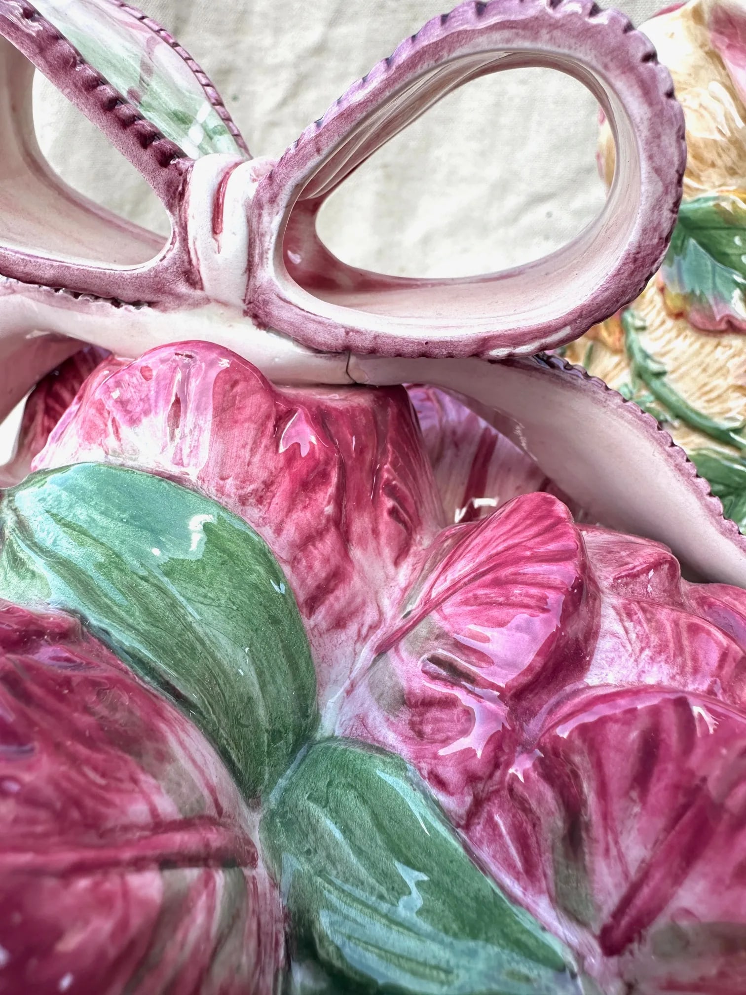 Fitz & Floyd Blackberry Rabbit Cookie Jar - 6