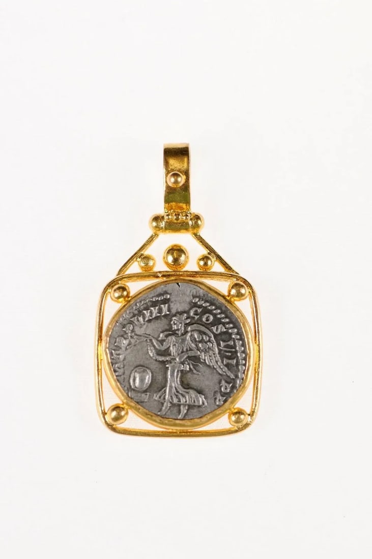 Antique Roman Septimus Severus Pendant - 4