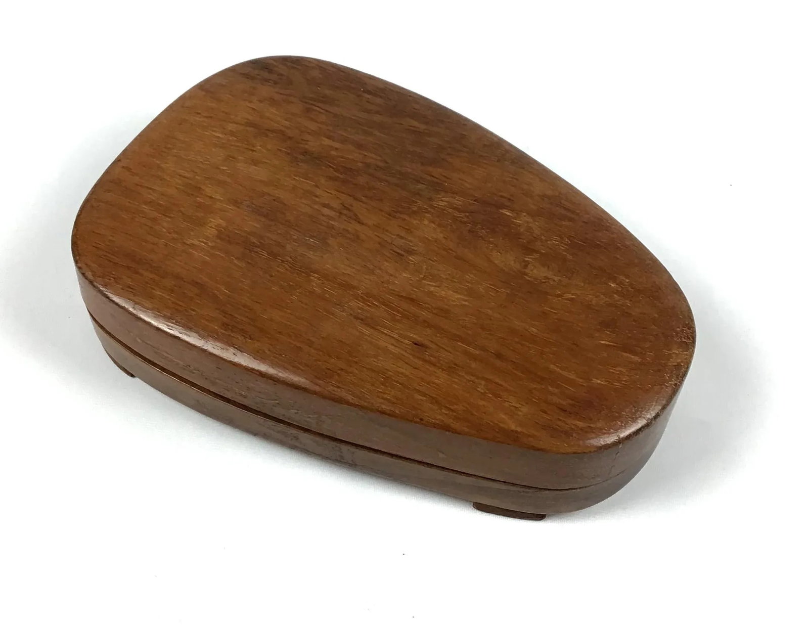 1920s Chinese Calligraphy Ink Stone With Wood Box - 3