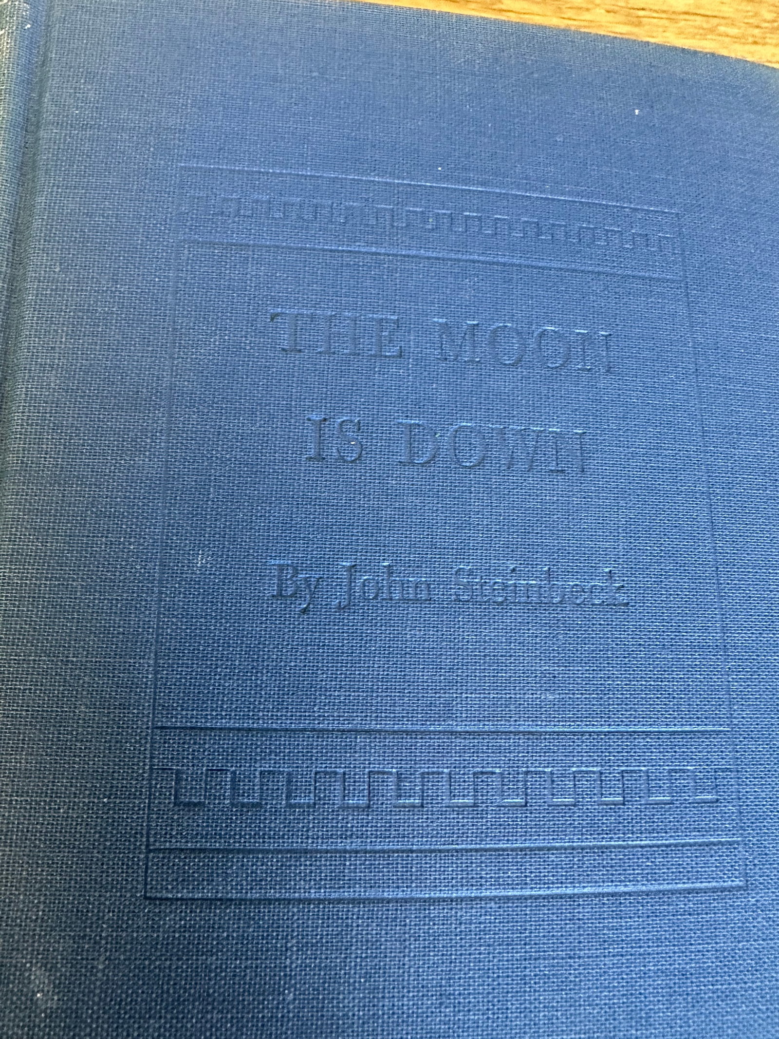 Vintage 1942 First Edition John Steinbeck the Moon Is Down Hardcover Book - 3