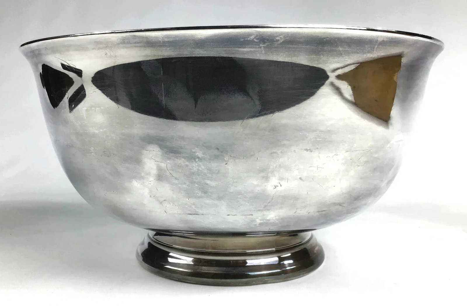 1960s Large Silver Plate Reed & Barton Revere Bowl - 3
