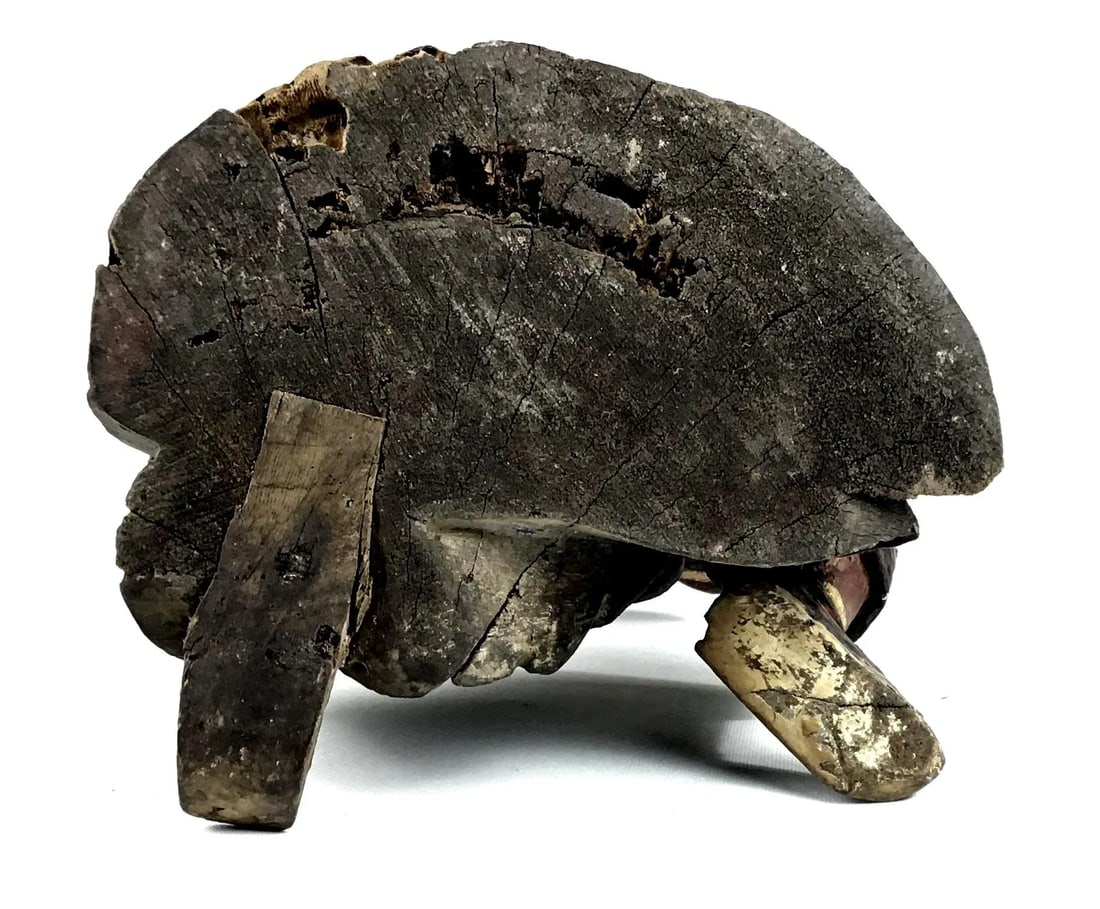 Late 18th Century Antique Chinese Carved Gilt Gold Wood Alter Statue - 12