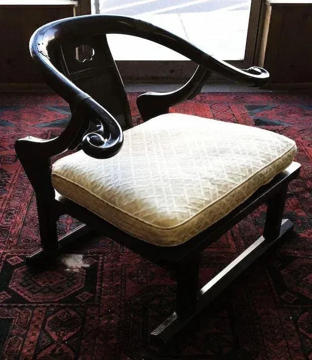 Baker Furniture Far East Collection Arm Chairs #2510 by Michael Taylor - a Pair - 4