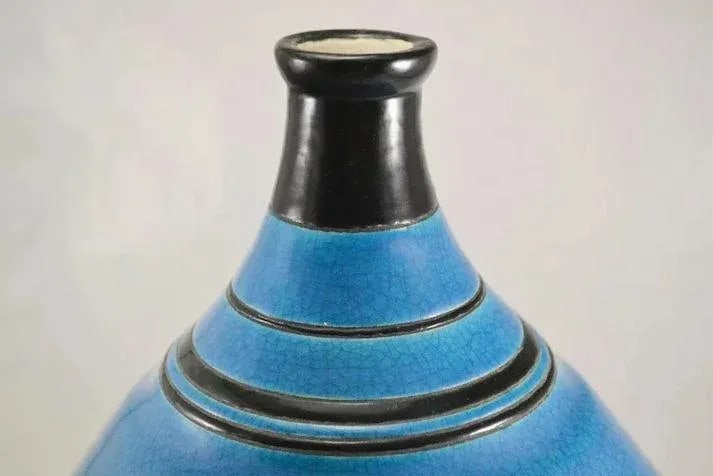 Art Deco Large Longwy France Atelier Primavera Vase - 4