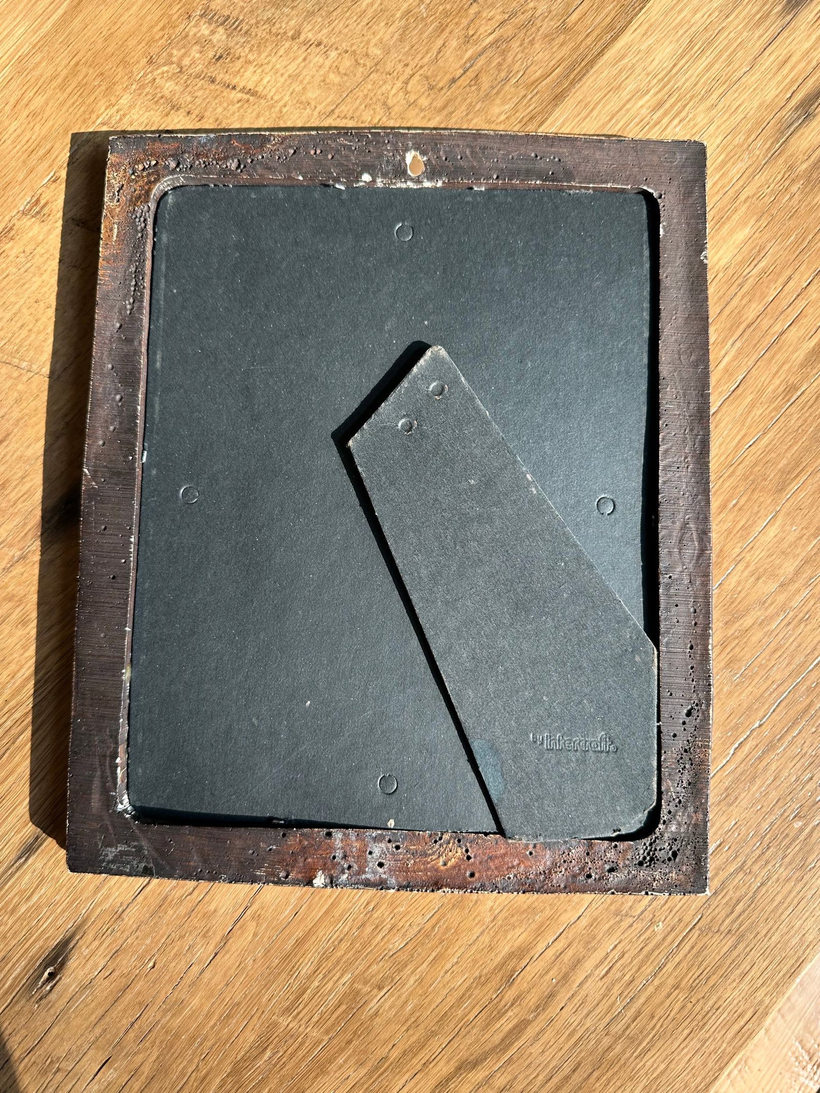 Late 20th Century African Safari Style Oval Tabletop Picture Frame - 10