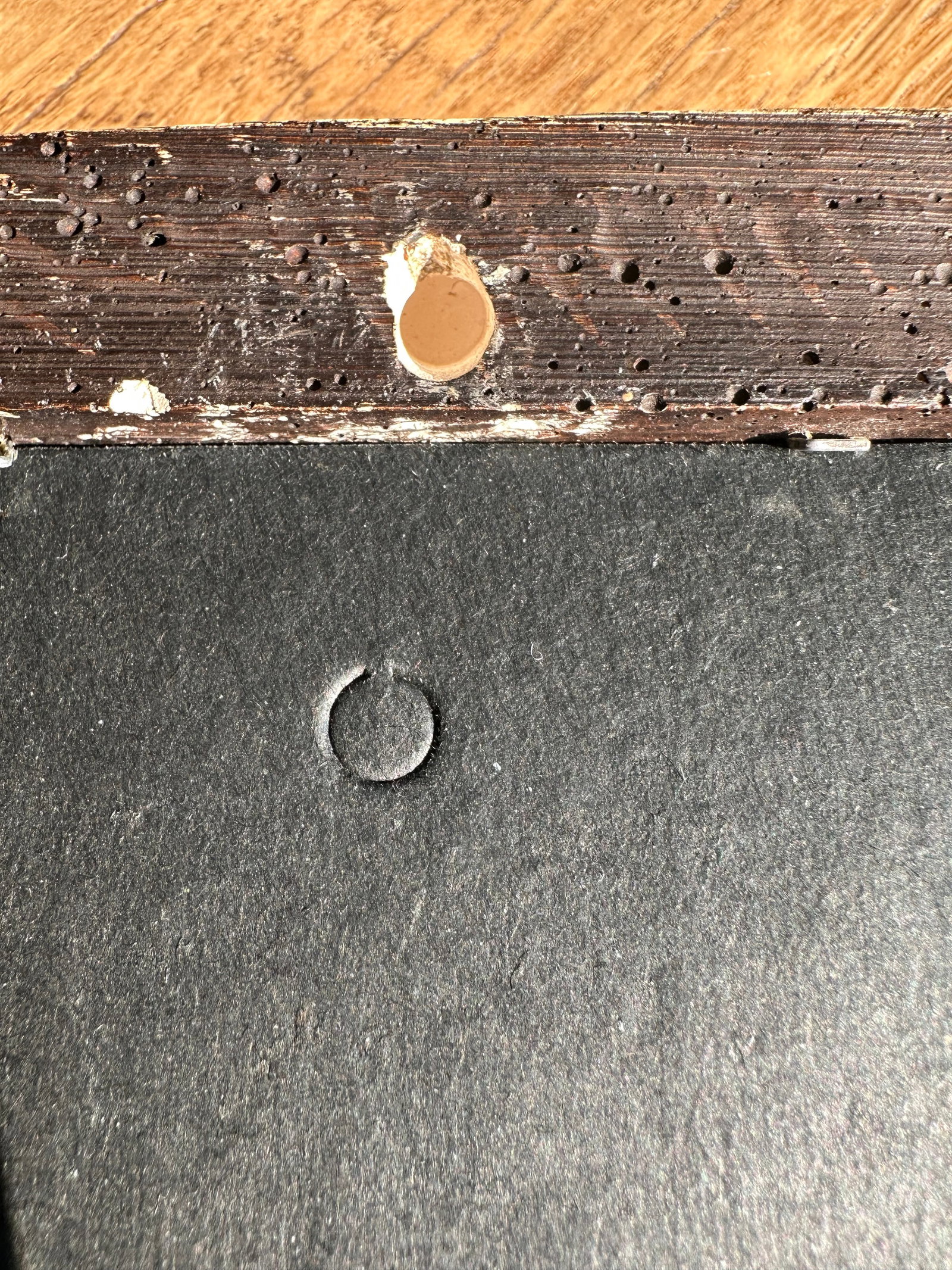 Late 20th Century African Safari Style Oval Tabletop Picture Frame - 12