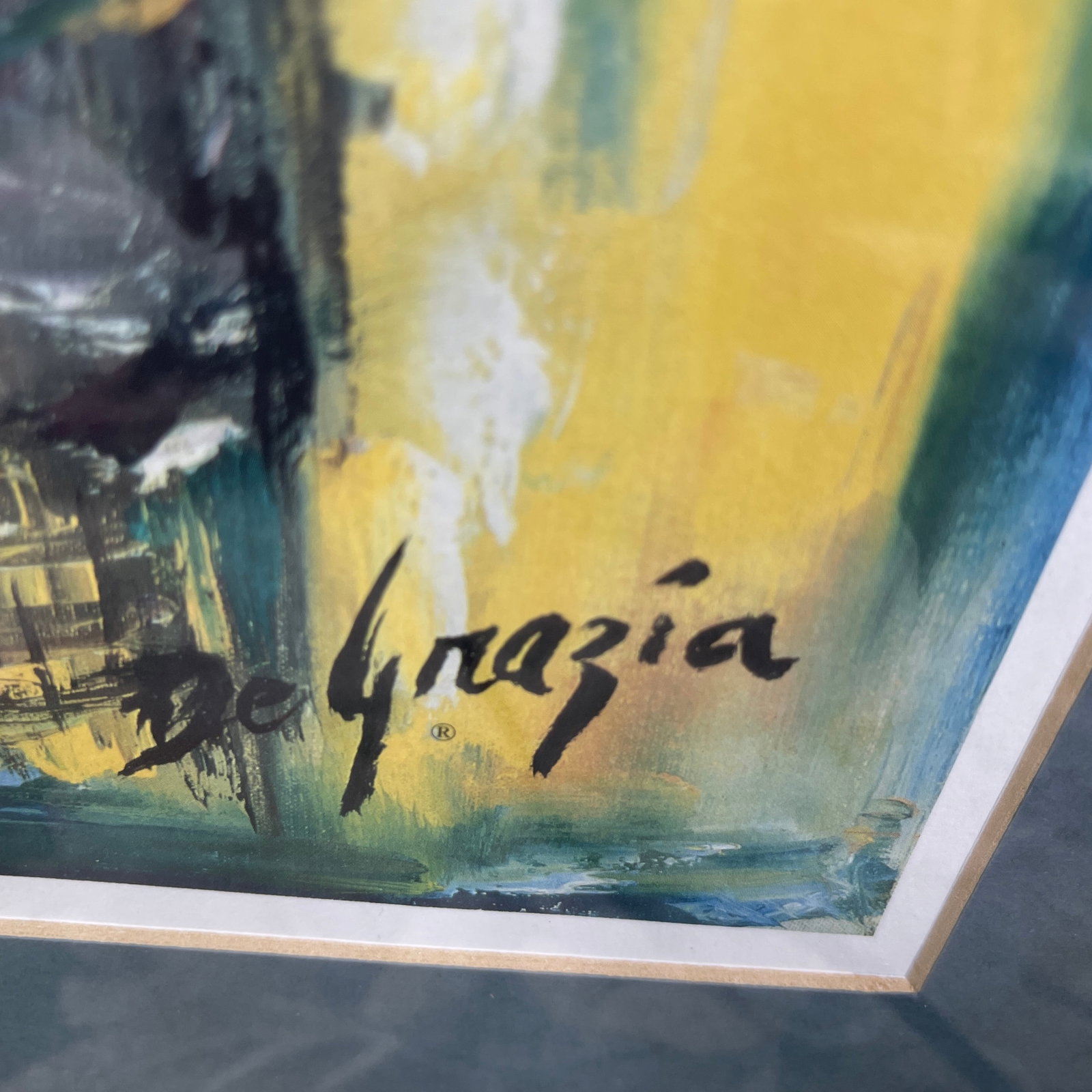 1996 "My Very Own Papoose" by Ettore "Ted" Degrazia Framed Print - 8