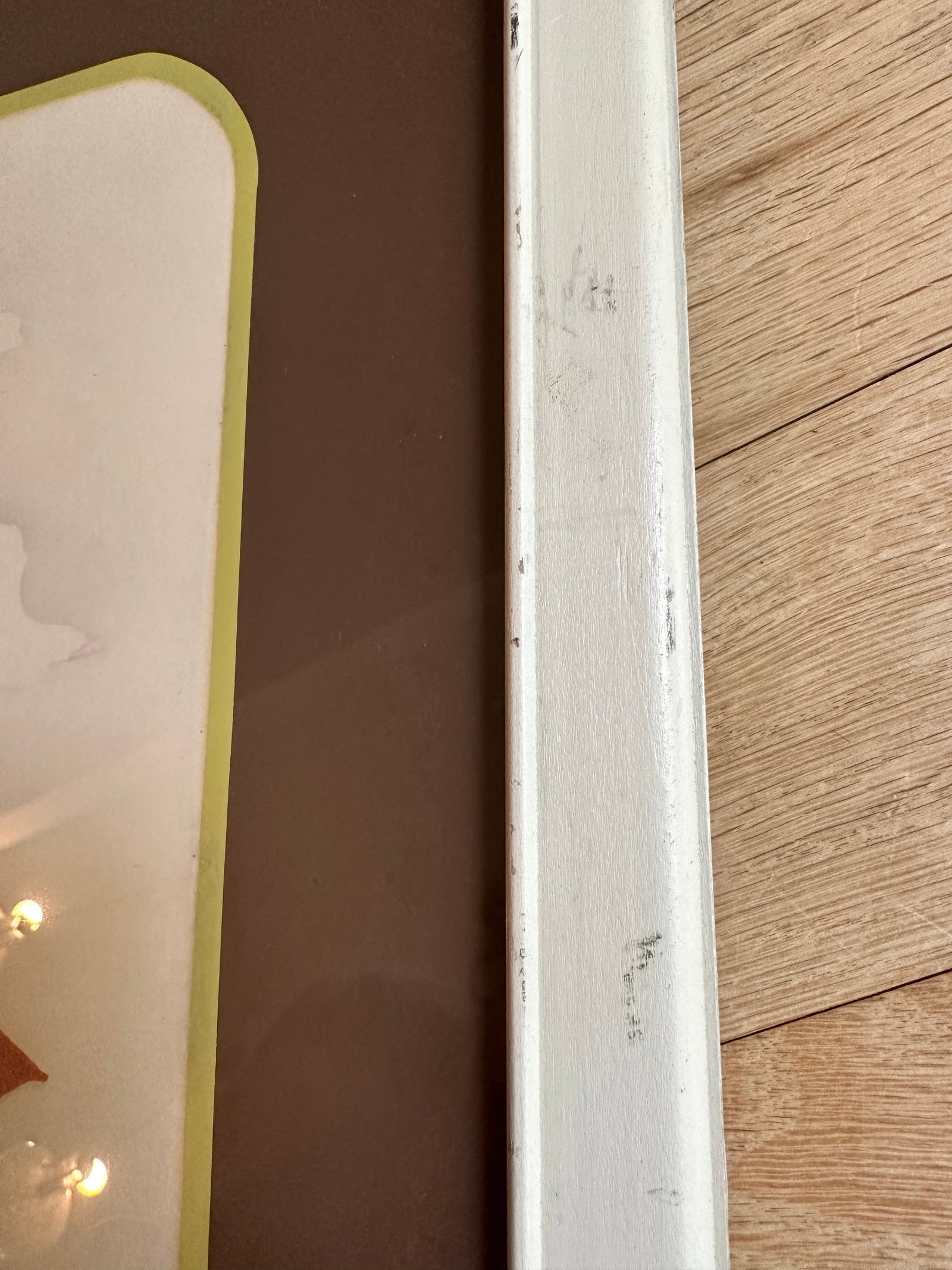 1950's Victorian Scene Bernard Picture Company Airbrush Watercolor Print, Framed - 9