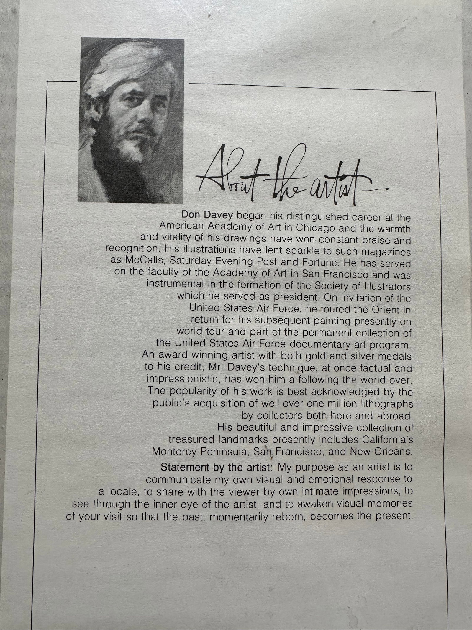 1979 Architectural San Francisco Lithograph Drawings by Don Davey-A Pair - 2