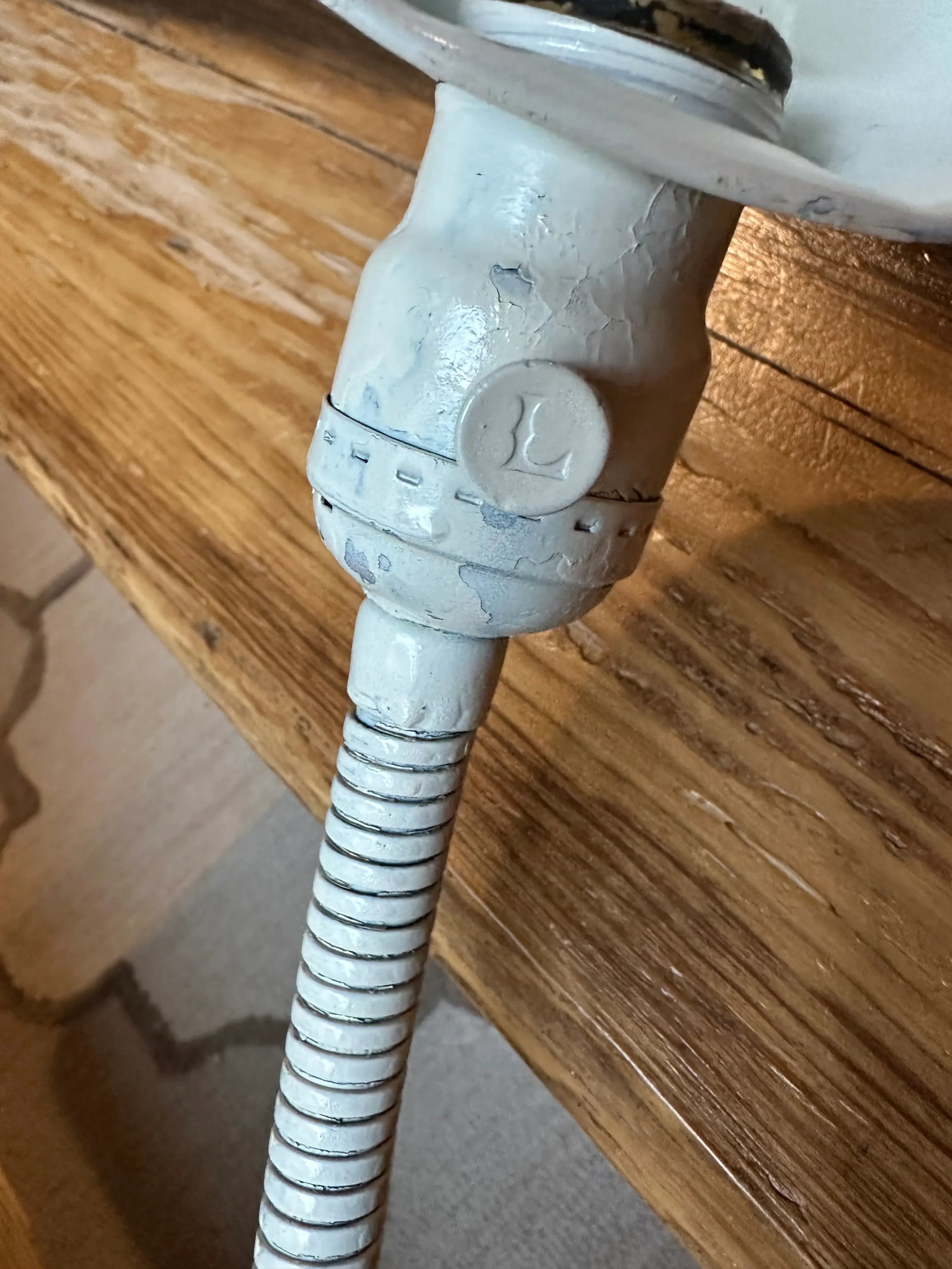 Early 20th Century Cast Iron Gooseneck Desk Table Lamp by Eagle - 5