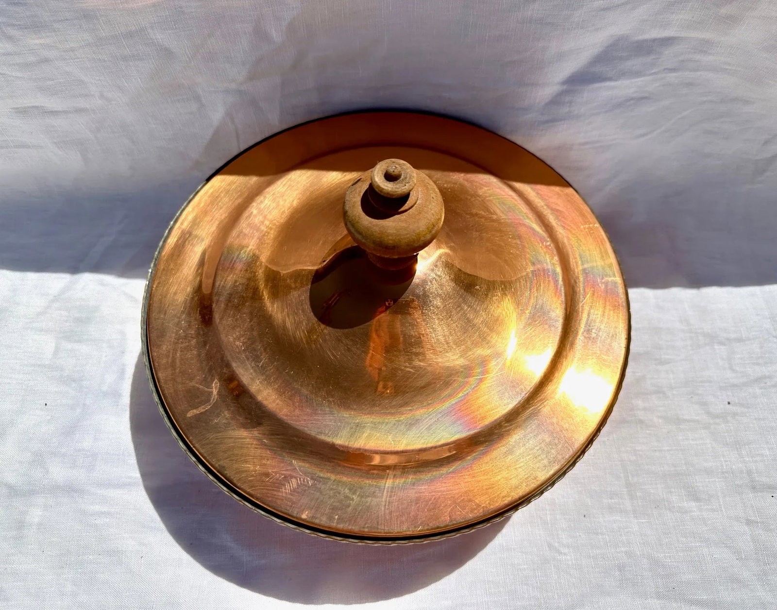 Vintage Buehner-Wanner Copper Chaffing Dish W/Insert-A Set - 10