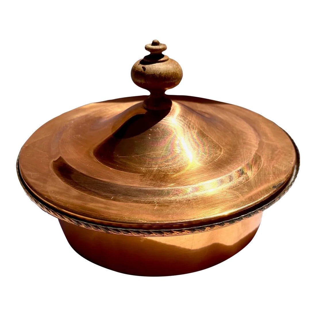 Vintage Buehner-Wanner Copper Chaffing Dish W/Insert-A Set (1 of 10)