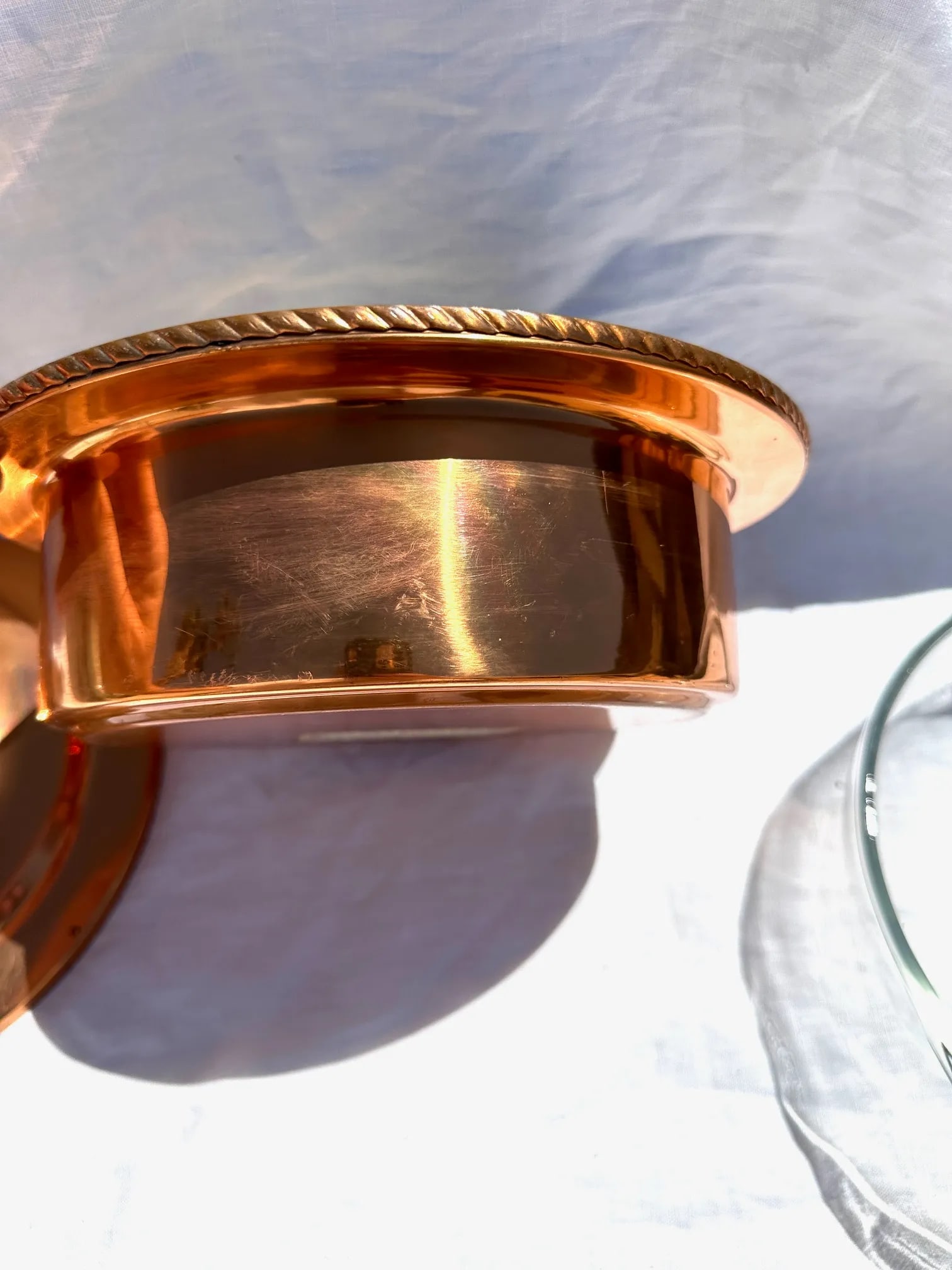 Vintage Buehner-Wanner Copper Chaffing Dish W/Insert-A Set - 5