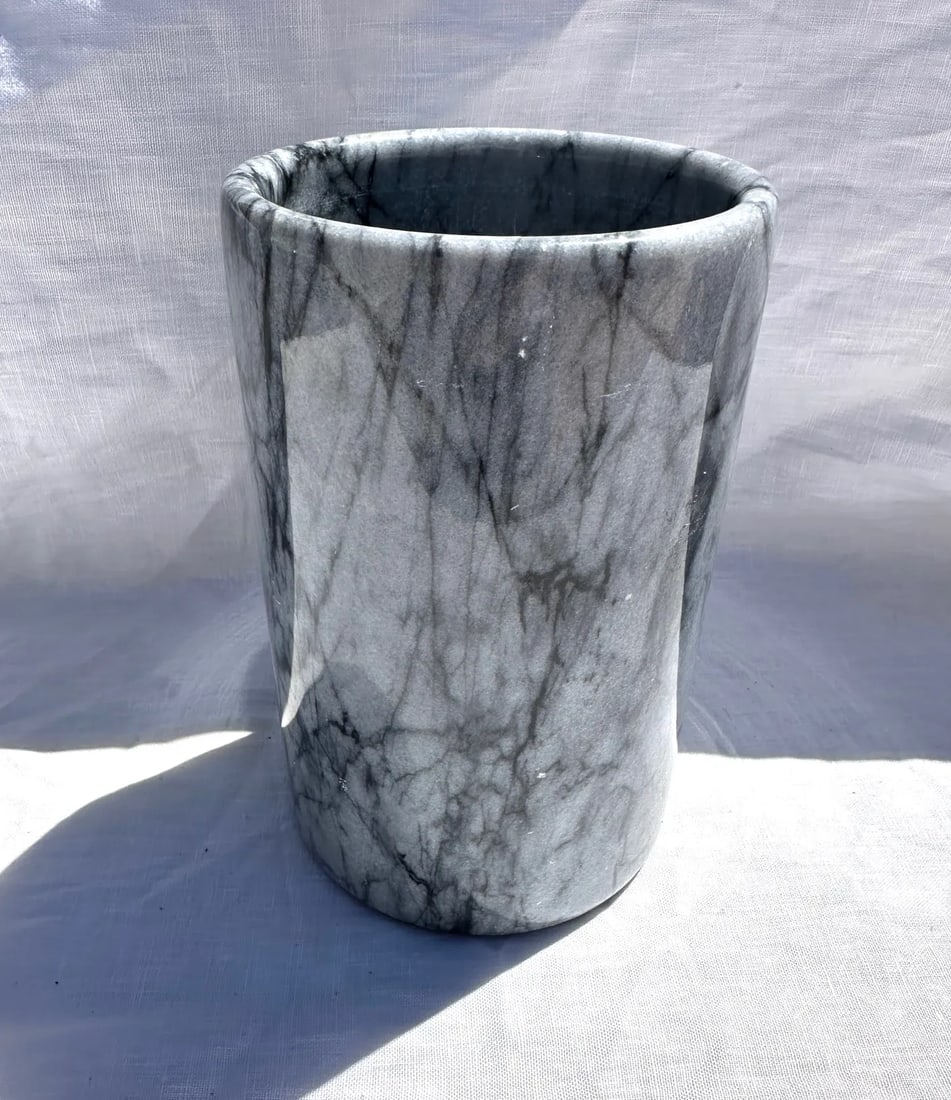 Crate & Barrel Marble Utensil Holder - 5