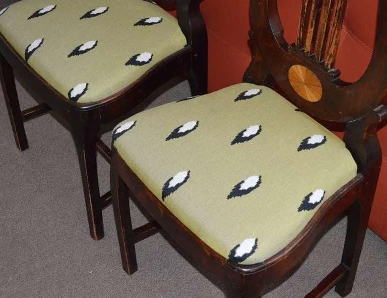 Pair of Antique Russian Empire Side Chairs - 4