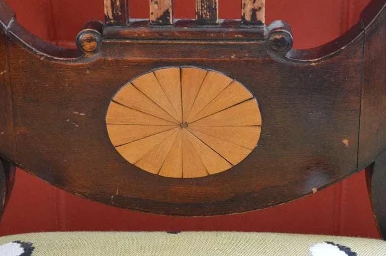 Pair of Antique Russian Empire Side Chairs - 5