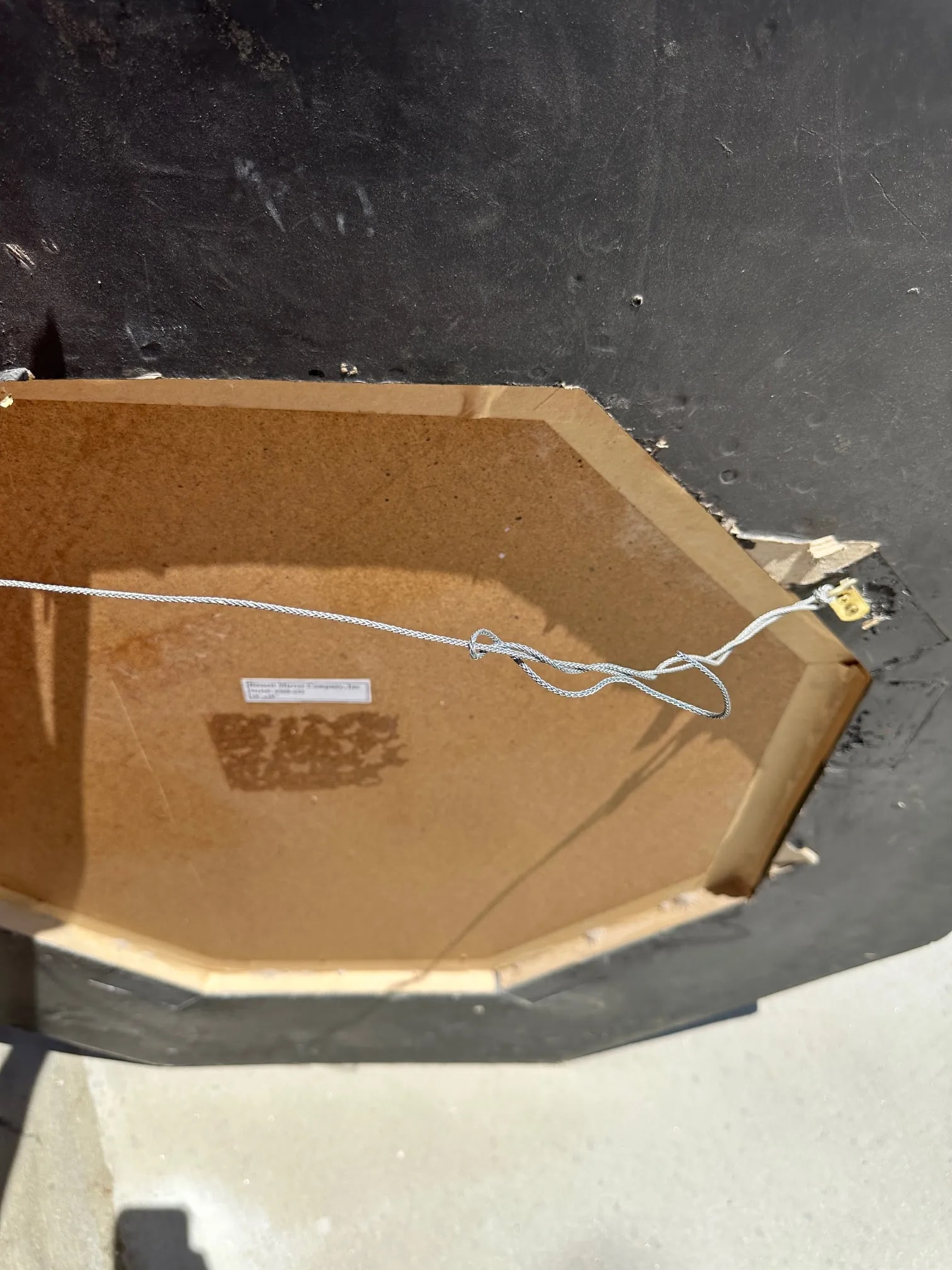 Vintage Bassett Asian Inspired Octagon Wall Mirror - 5