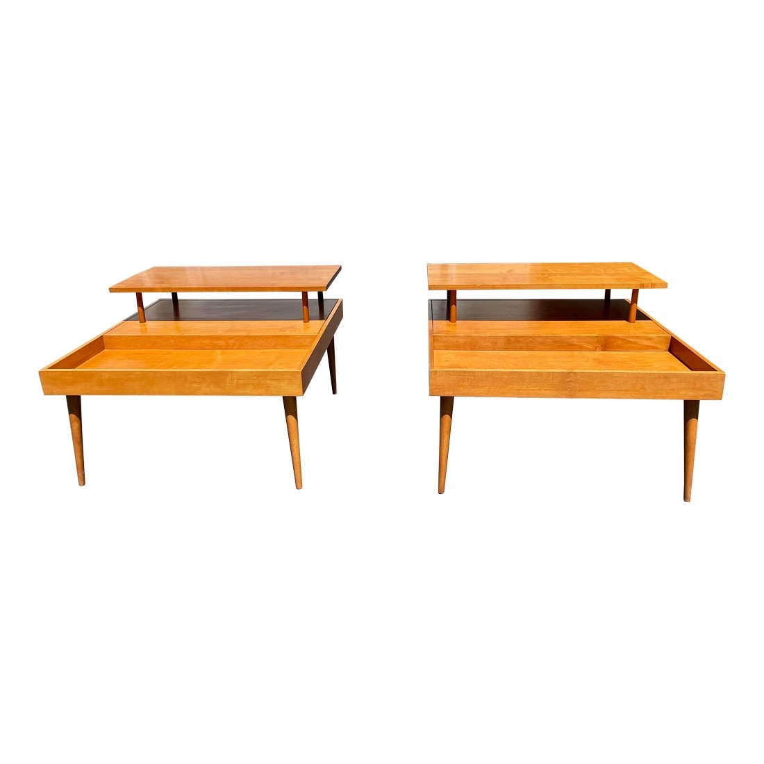 Paul McCobb Planner Group by Winchendon Two Tier Tables (1 of 12)