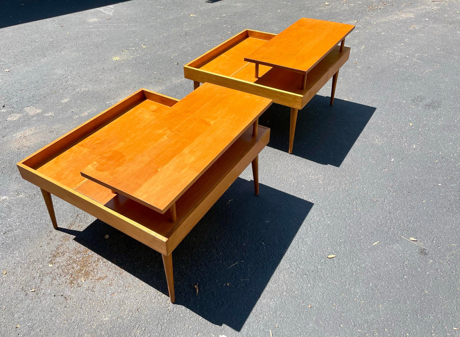 Paul McCobb Planner Group by Winchendon Two Tier Tables - 4