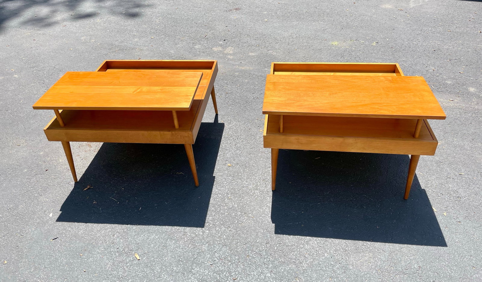 Paul McCobb Planner Group by Winchendon Two Tier Tables - 5