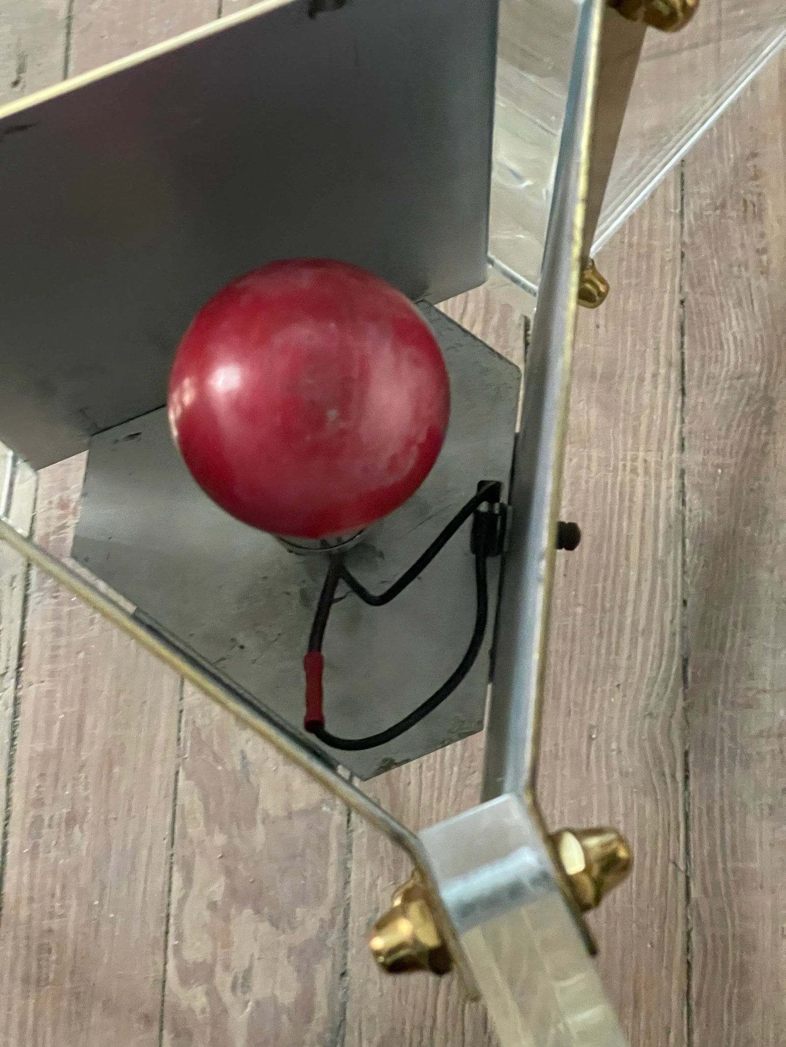 Mid 20th Century Dorothy Thorpe Illuminated Red Coffee Table Lucite Base Round Glass Top - 9