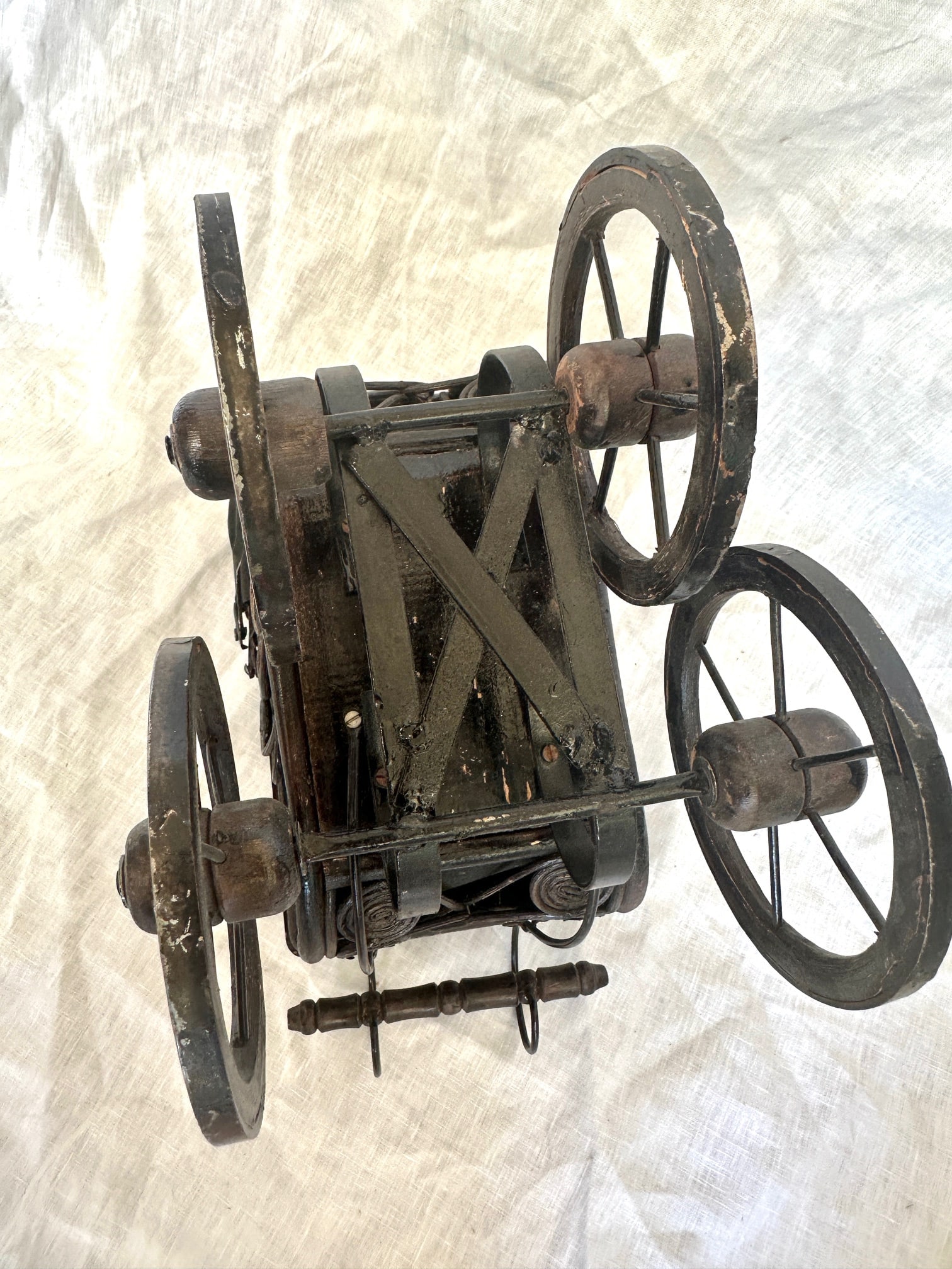 Vintage Victorian Doll Carriage - 4