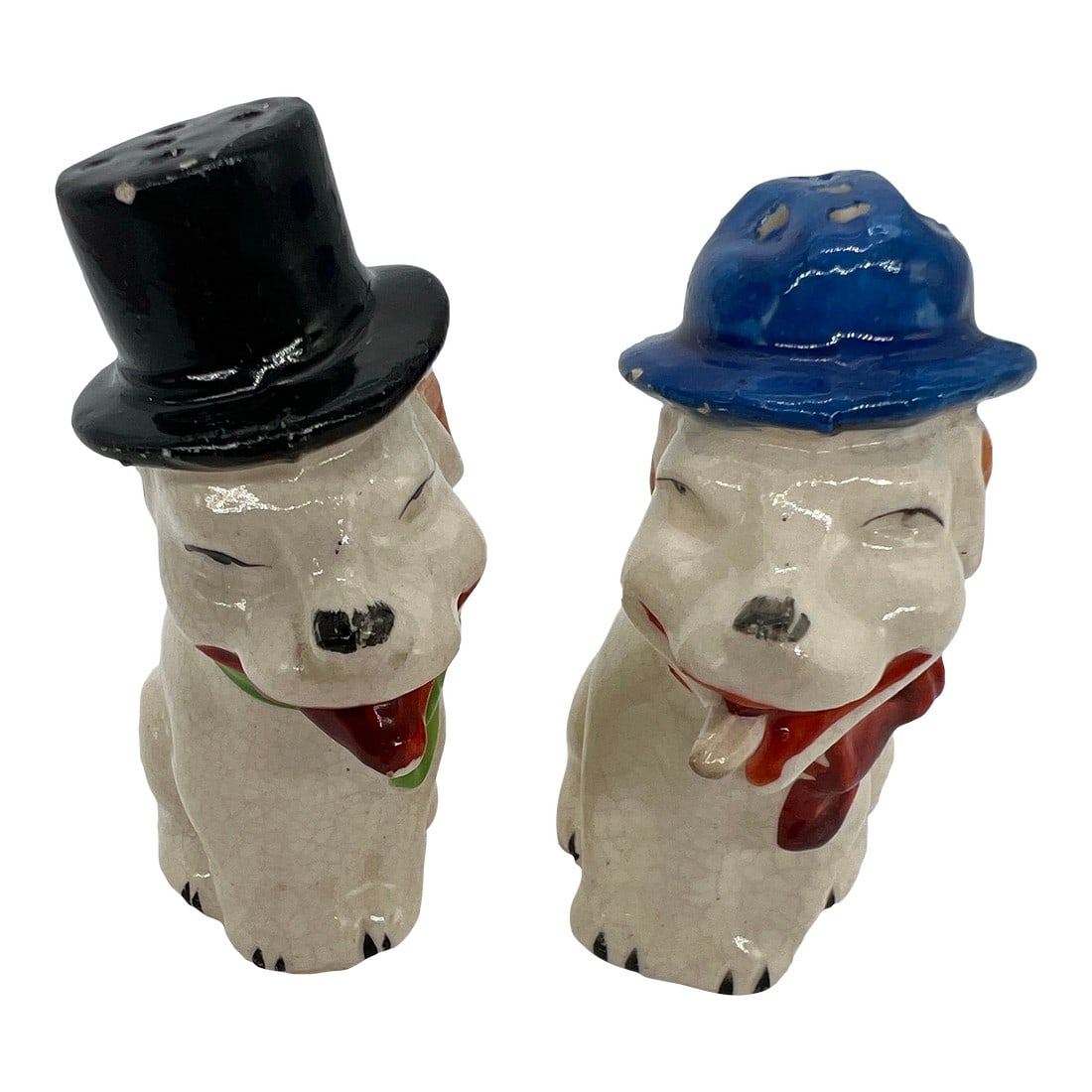 Antique Comic Dogs Salt & Pepper Shakers (1 of 7)