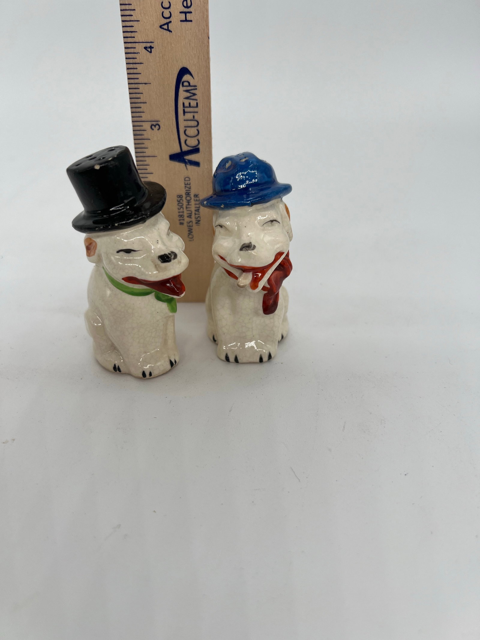 Antique Comic Dogs Salt & Pepper Shakers - 3
