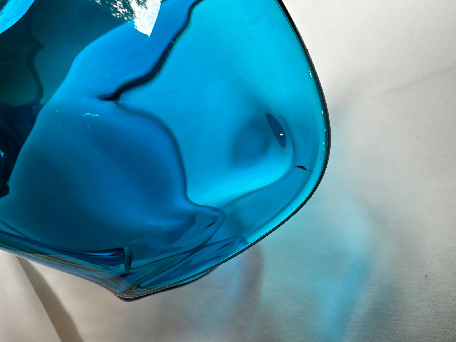 Mid 20th Century Tundra Bleunique Swing Art Glass Vase - 10