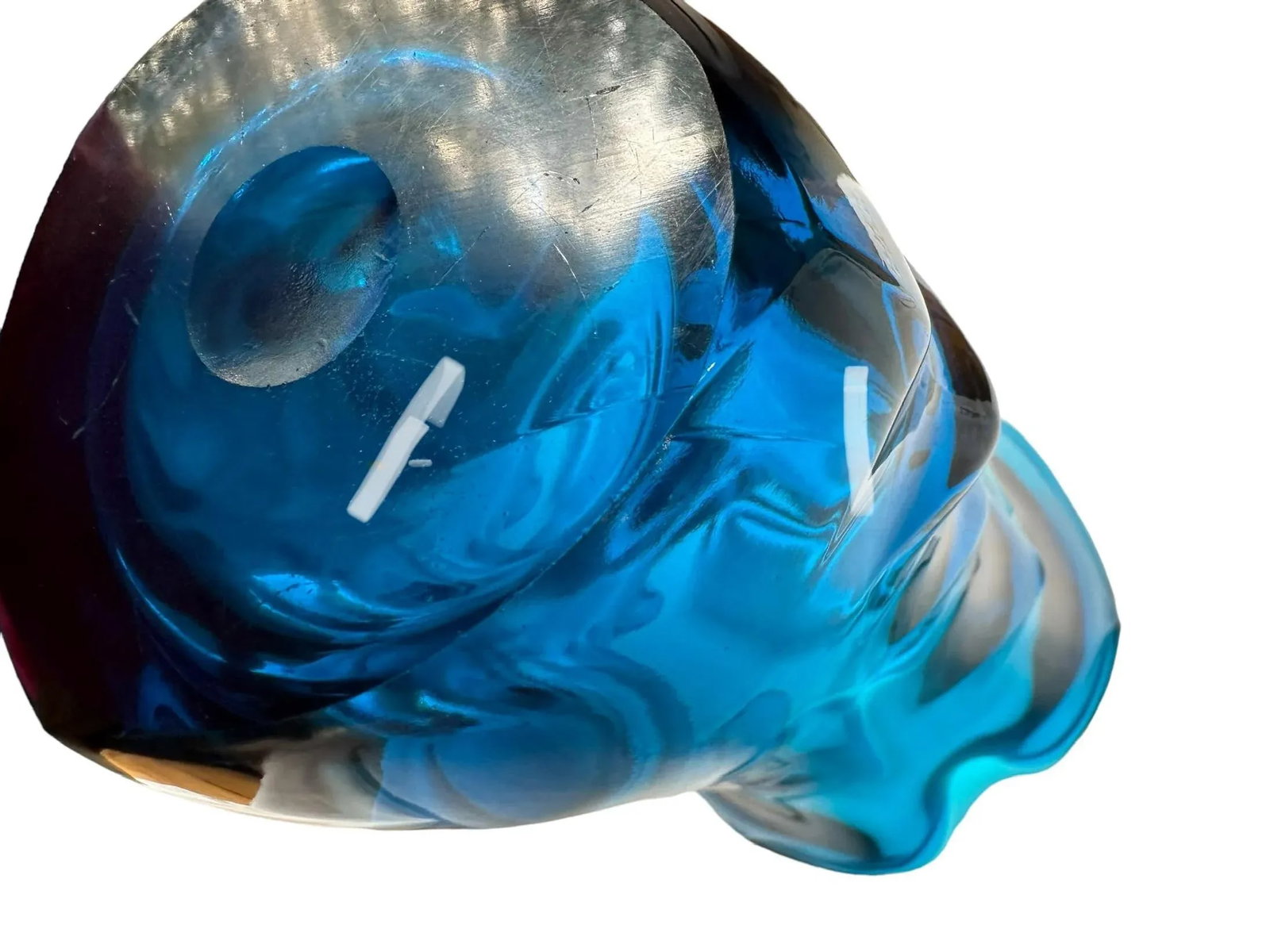 Mid 20th Century Tundra Bleunique Swing Art Glass Vase - 11