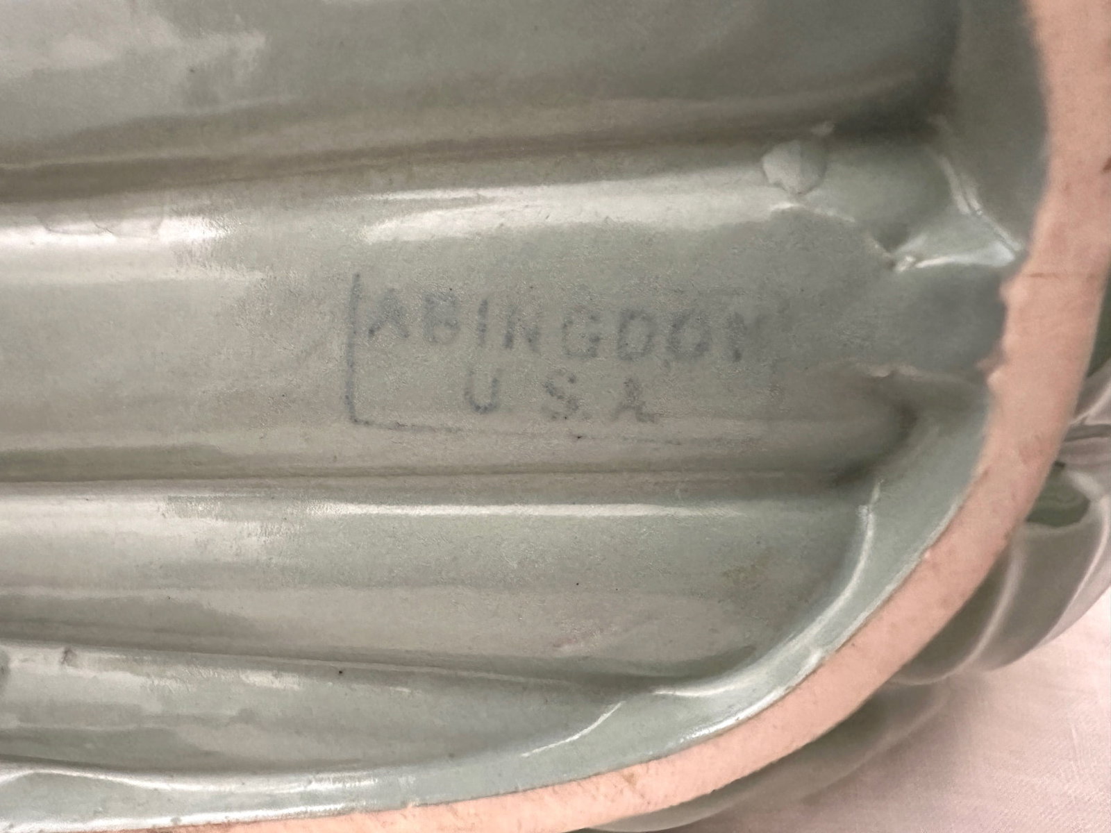 Vintage Abingdon Shell Dish W/Matching Candle Holders-A Set - 8