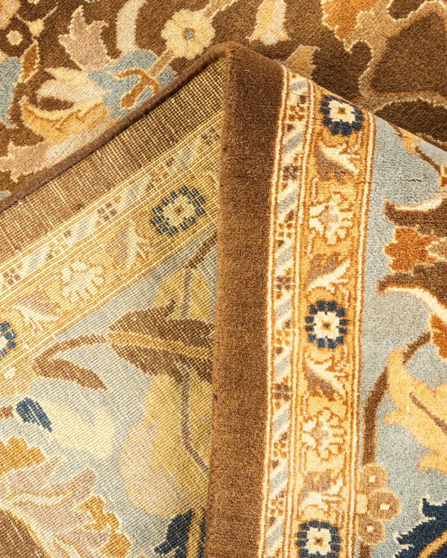 Mogul, One-of-a-Kind Hand-Knotted Area Rug - Brown, 6' 1" x 8' 10" - 6