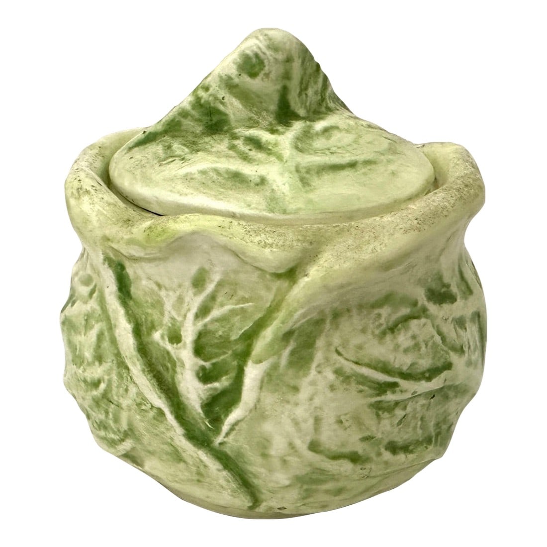Vintage Cabbage Leaf Sugar Bowl W/Lid (1 of 5)