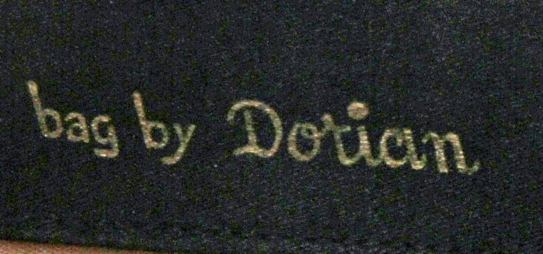 1960's Dorian Textured Black Leather Kelly Bag - 2