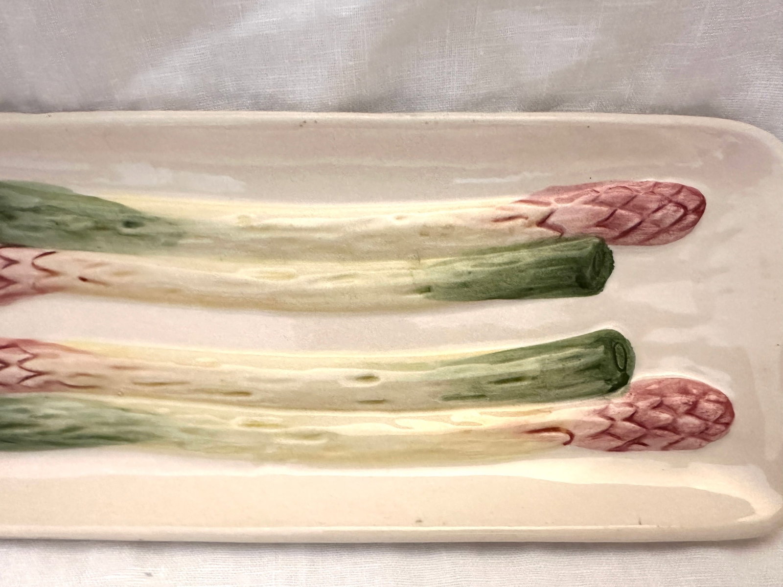 Olfaire Ceramic Asparagus Serving Plate - 2