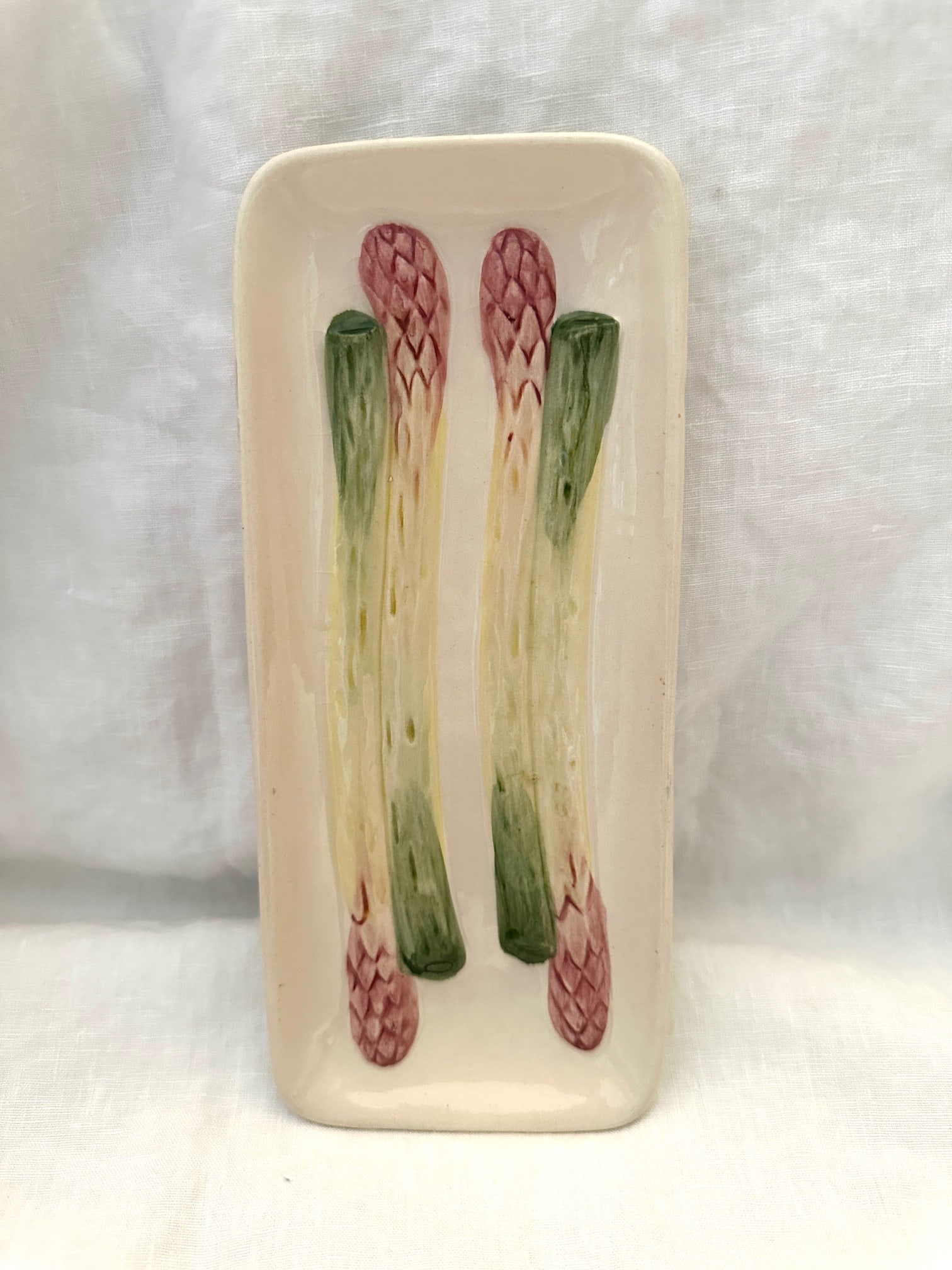 Olfaire Ceramic Asparagus Serving Plate - 3