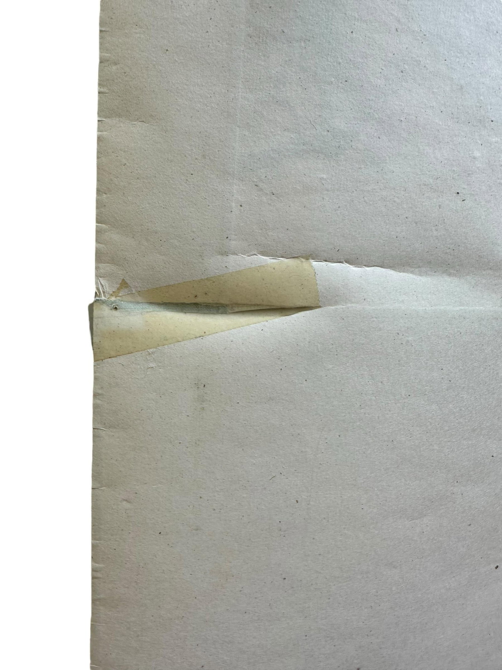 Vintage 1987 Large Chinese Ink Painting Hanging Scroll - 8