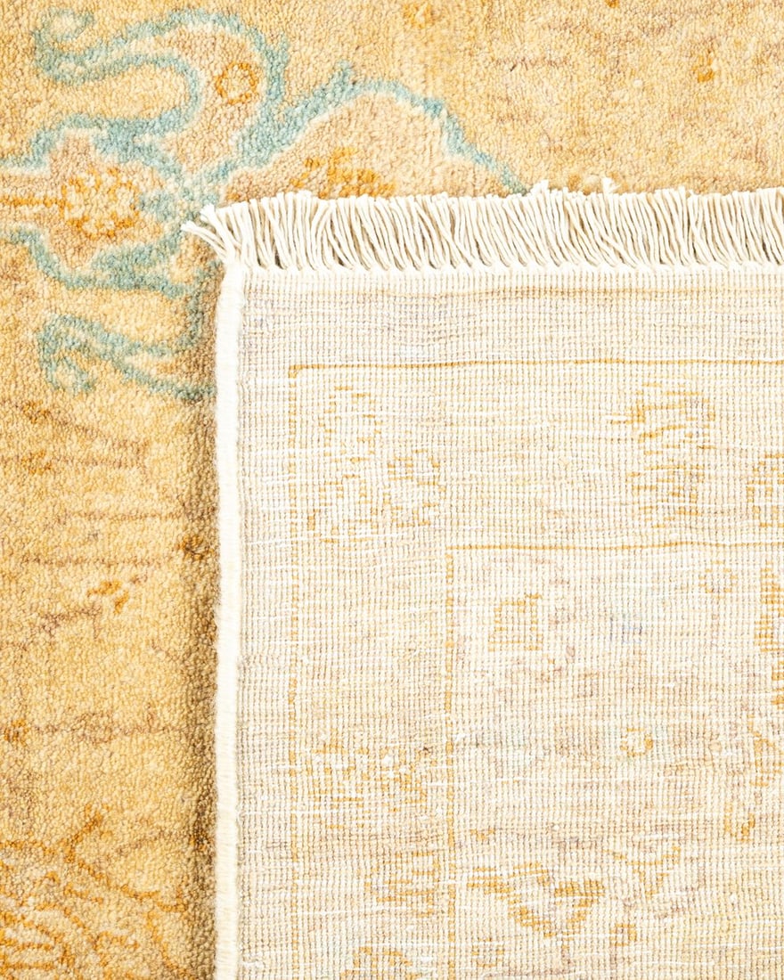 Mogul, One-of-a-Kind Hand-Knotted Area Rug - Ivory, 4' 2" x 6' 5" - 5