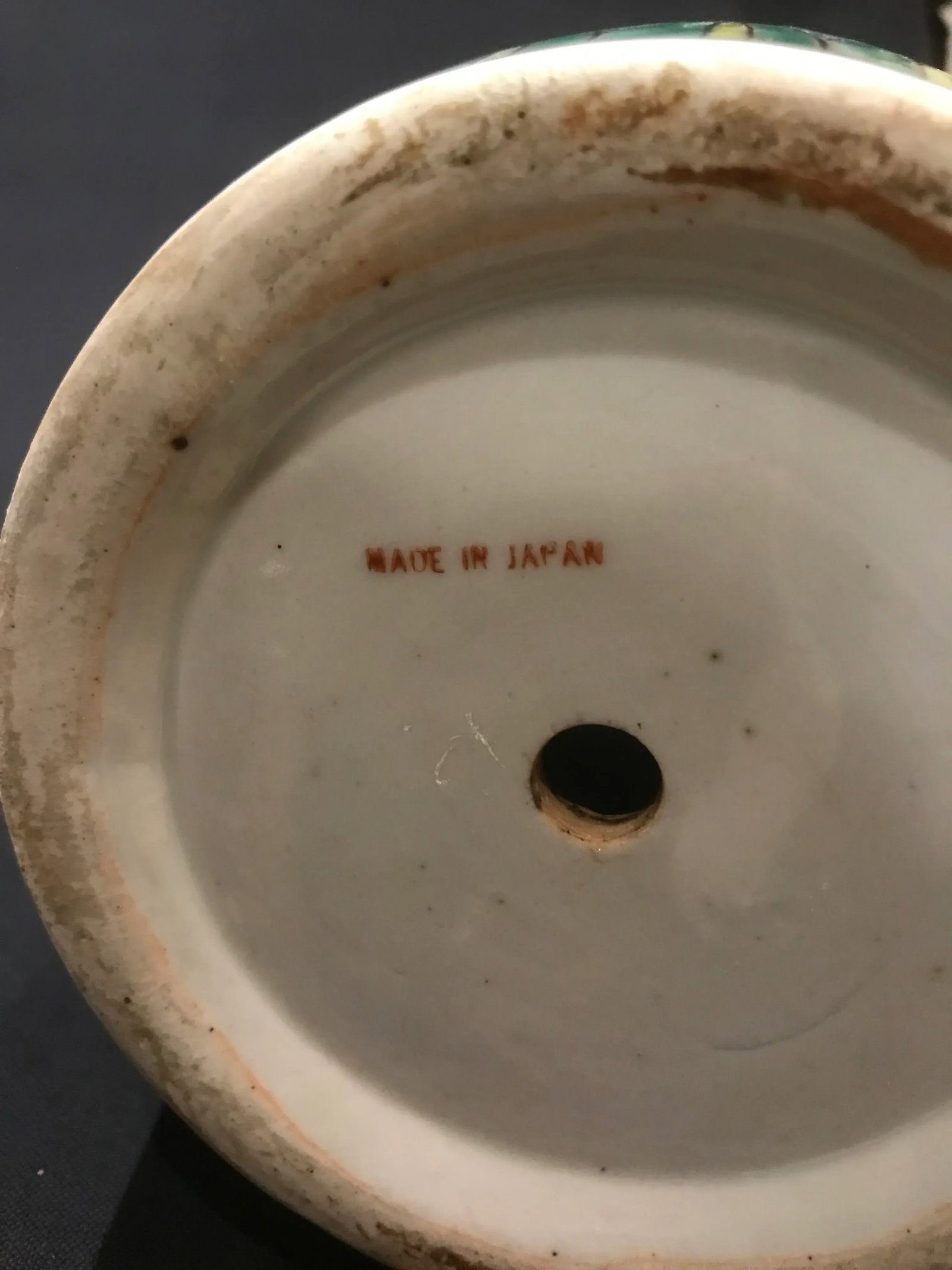 Vintage Large Chinoiserie Asian Vase Famille Bird Flower Butterfly - 5