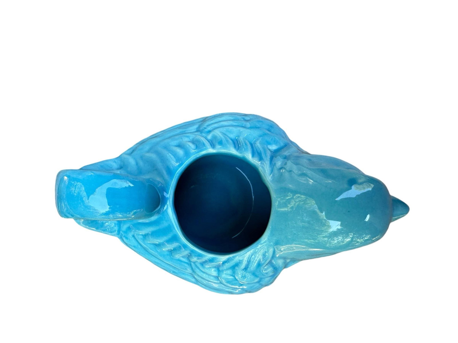 Late 20th Century Blue Bird Ceramic Creamer - 2